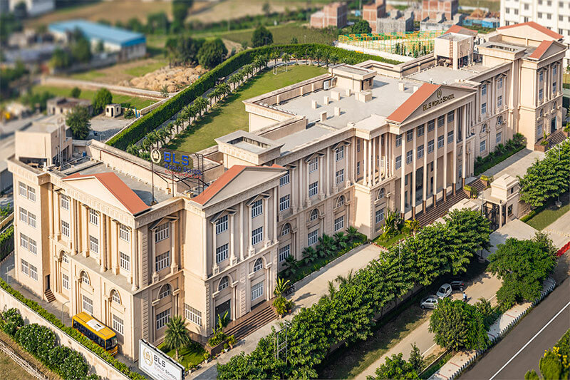 BLS World School Greater Noida West campus building – best CBSE school in Greater Noida West