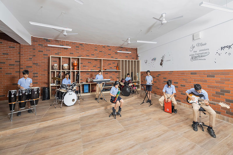 Music and performing arts session at BLS World School Greater Noida West